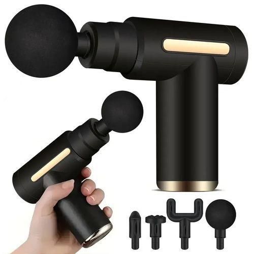 Mini Massage Gun, Percussion Deep Tissues Muscle Massager Gun with 6 Speeds, Type-C Charging, 35DB Ultra Quiet, Portable Electric Handheld Body Massager for Back Neck Pain Relief