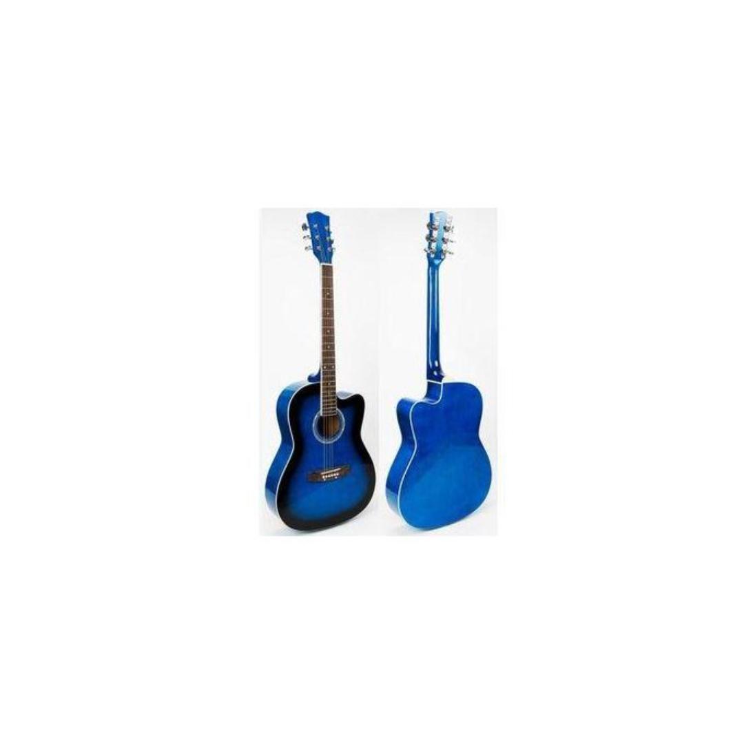 Medium Sized Acoustic Guitar 38 Inch Blue
