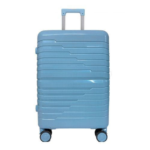 Rubber Large Suitcase Doube zip high quality travelling bag