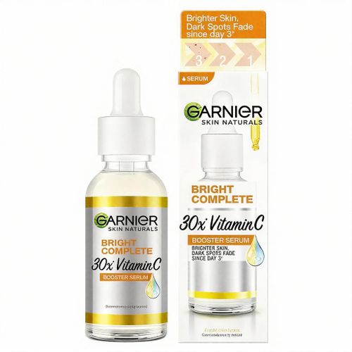 Advanced Vitamin C+ Booster Serum, Fades Dark Marks and Evens Skin Tone with BHA & Niacinamide for Hyperpigmentation - 15ml