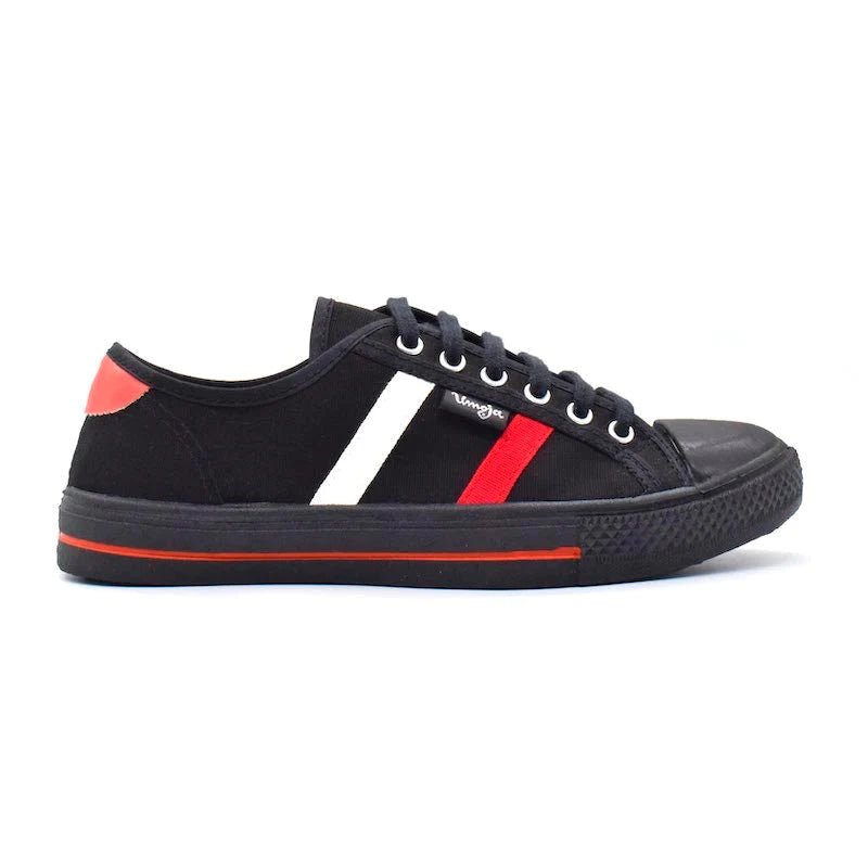 UMOJA Canvas Lace-Up Shoes Universe®, Unisex Adult Sneakers | Sizes 29–36 | Durable Canvas Upper, PVC Outsole, Textile Lining, Cushioned Insole And Breathable, All-Day Comfort, Made In Kenya Shoes