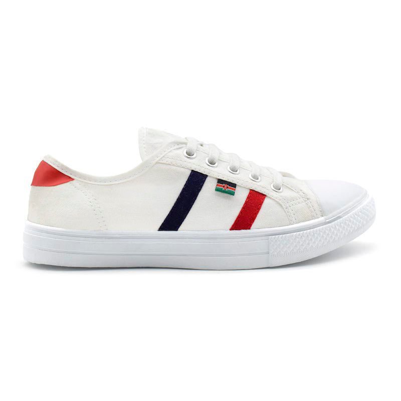 UMOJA Canvas Lace-Up Shoes Universe®, Unisex Adult Sneakers | Sizes 29–36 | Durable Canvas Upper, PVC Outsole, Textile Lining, Cushioned Insole And Breathable, All-Day Comfort, Made In Kenya Shoes