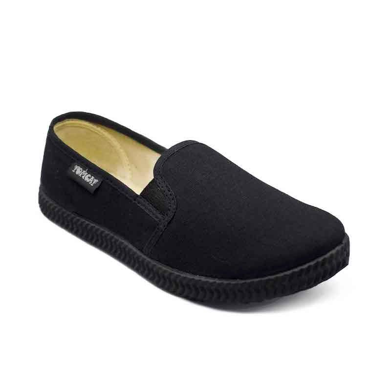 UMOJA Tomcat Slip-On Canvas Shoes – Kids’ Footwear by Umoja | Canvas Upper, Textile Lining, PVC Outsole, Everyday Comfort & Easy Wear – Sizes 29-36