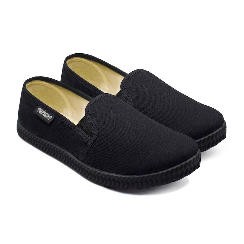 UMOJA Tomcat Slip-On Canvas Shoes – Kids’ Footwear by Umoja | Canvas Upper, Textile Lining, PVC Outsole, Everyday Comfort & Easy Wear – Sizes 29-36