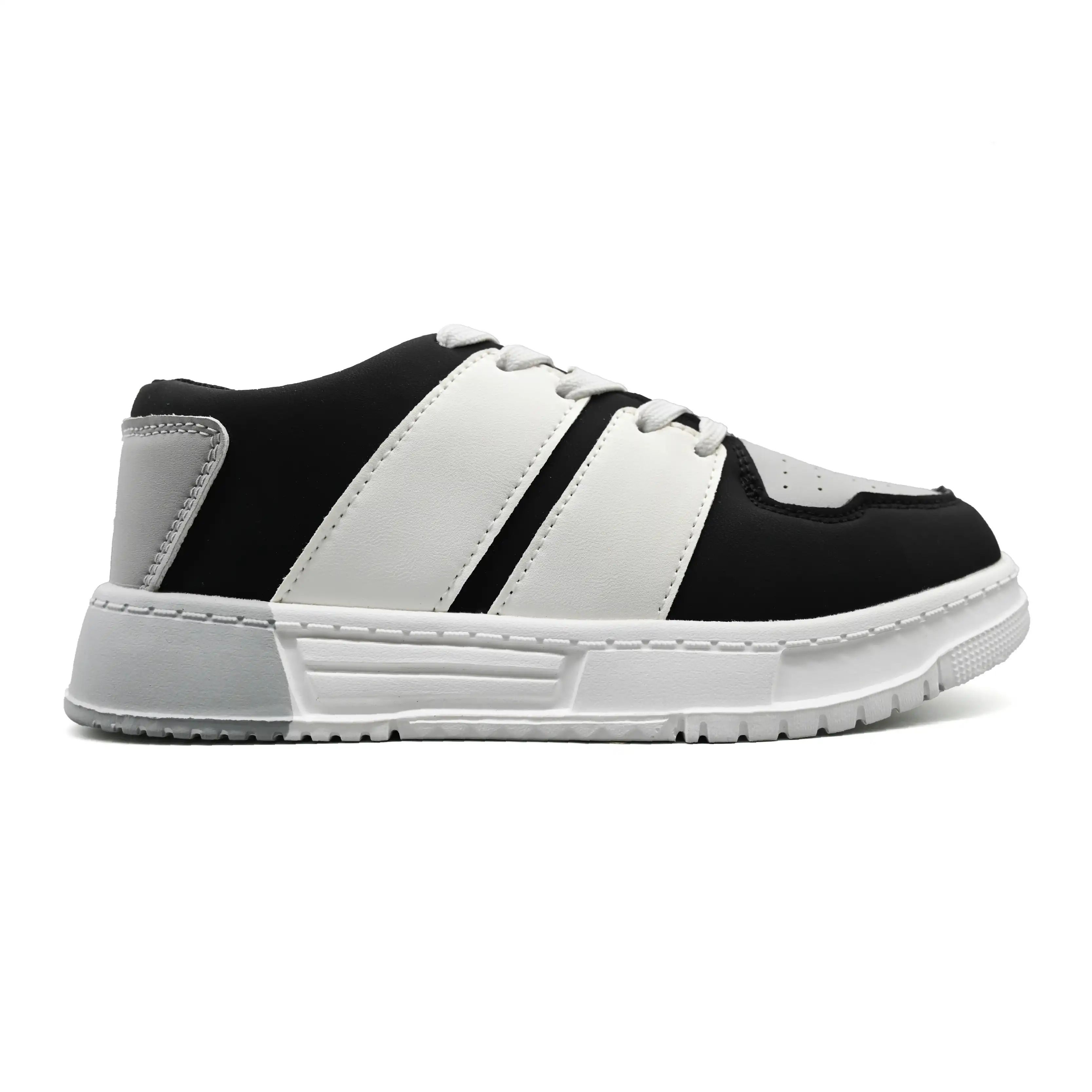 UMOJA Buggies Austin Kids Sneakers by Umoja – Retro Low-Tops in Black/White/Gray & Pastel Pink/Blue | Stylish Everyday Footwear for Play, Weekends & Casual Outings  Kids Shoes