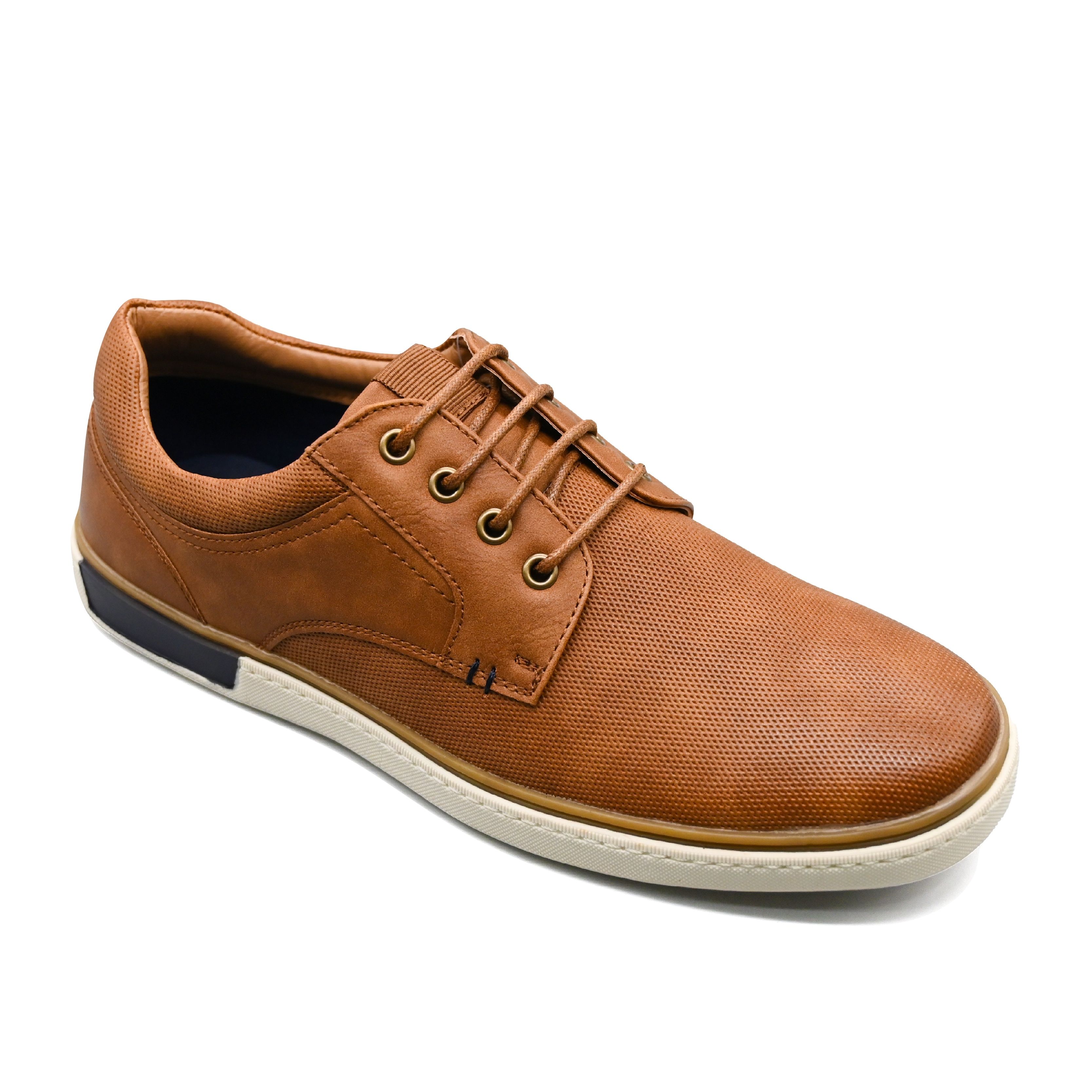 UMOJA Deniro Ross – Men’s Brown & Blue Dress Sneakers by Umoja | Stylish, Comfortable & Versatile Dress Shoes for Business Casual, Smart-Casual & Weekend Outings,mens shoes.