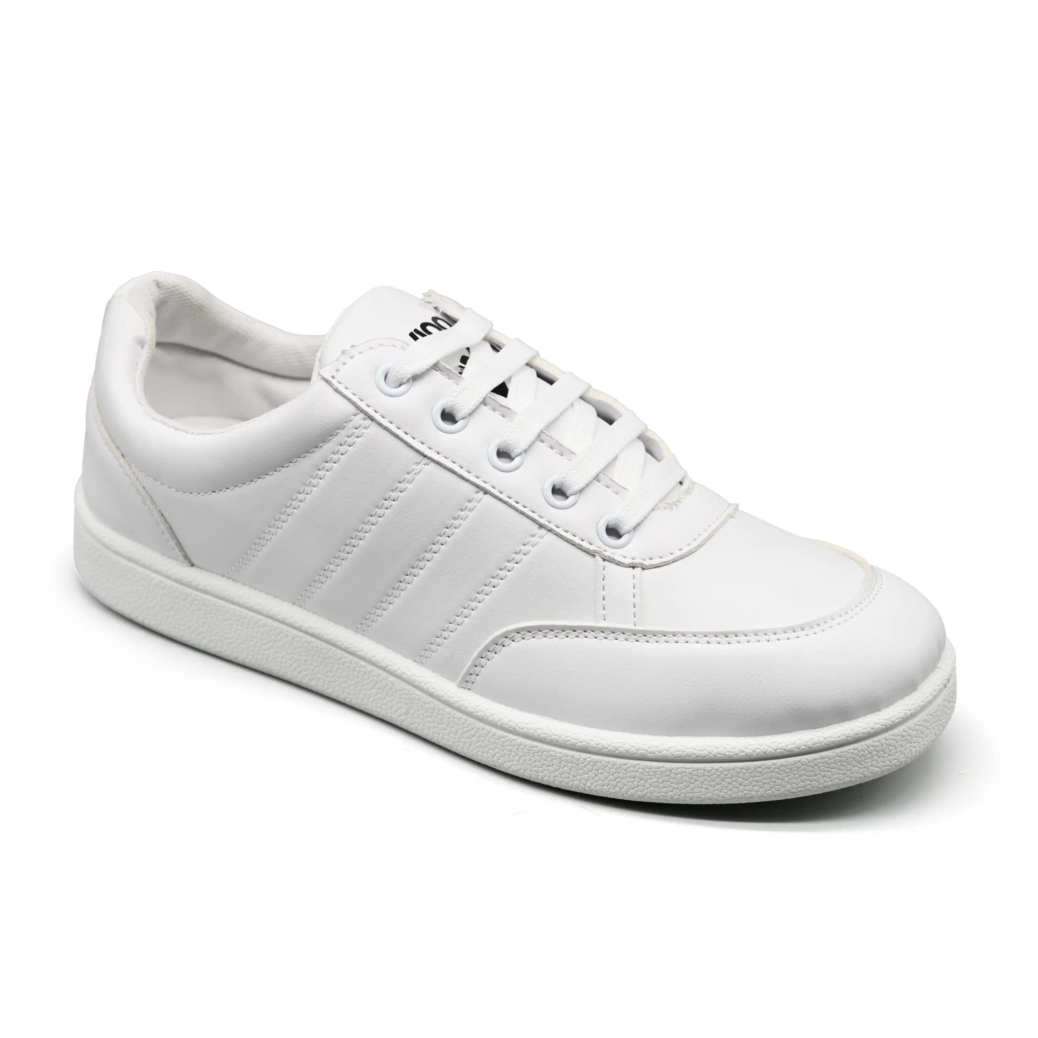 UMOJA Vigo Kicks All White – Unisex Low-Top Sneakers with PVC Upper & Outsole, Cloth Insole & Breathable Mesh Lining | Crisp, Clean & Comfortable Everyday | Casual style, Mens shoes and Women shoes