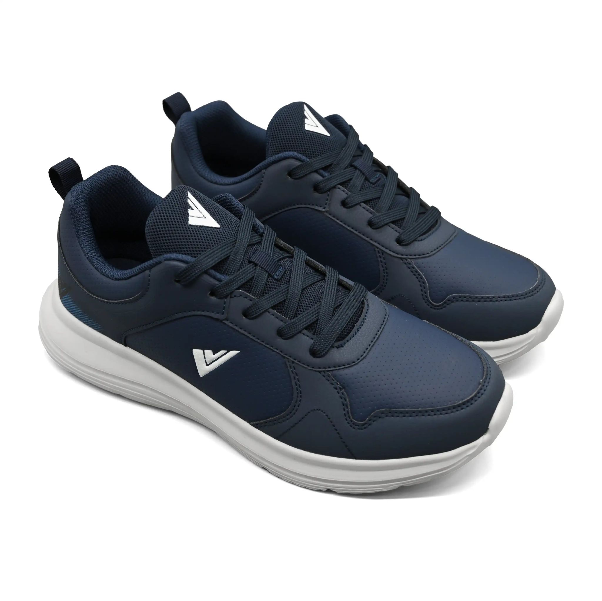 UMOJA Vigo Smith – Men’s Navy Blue & Gray Sneakers with PU & Mesh Upper, EVA Outsole, Ortholite Footbed & Breathable Mesh Lining | Lightweight, Comfortable & Stylish Everyday Footwear