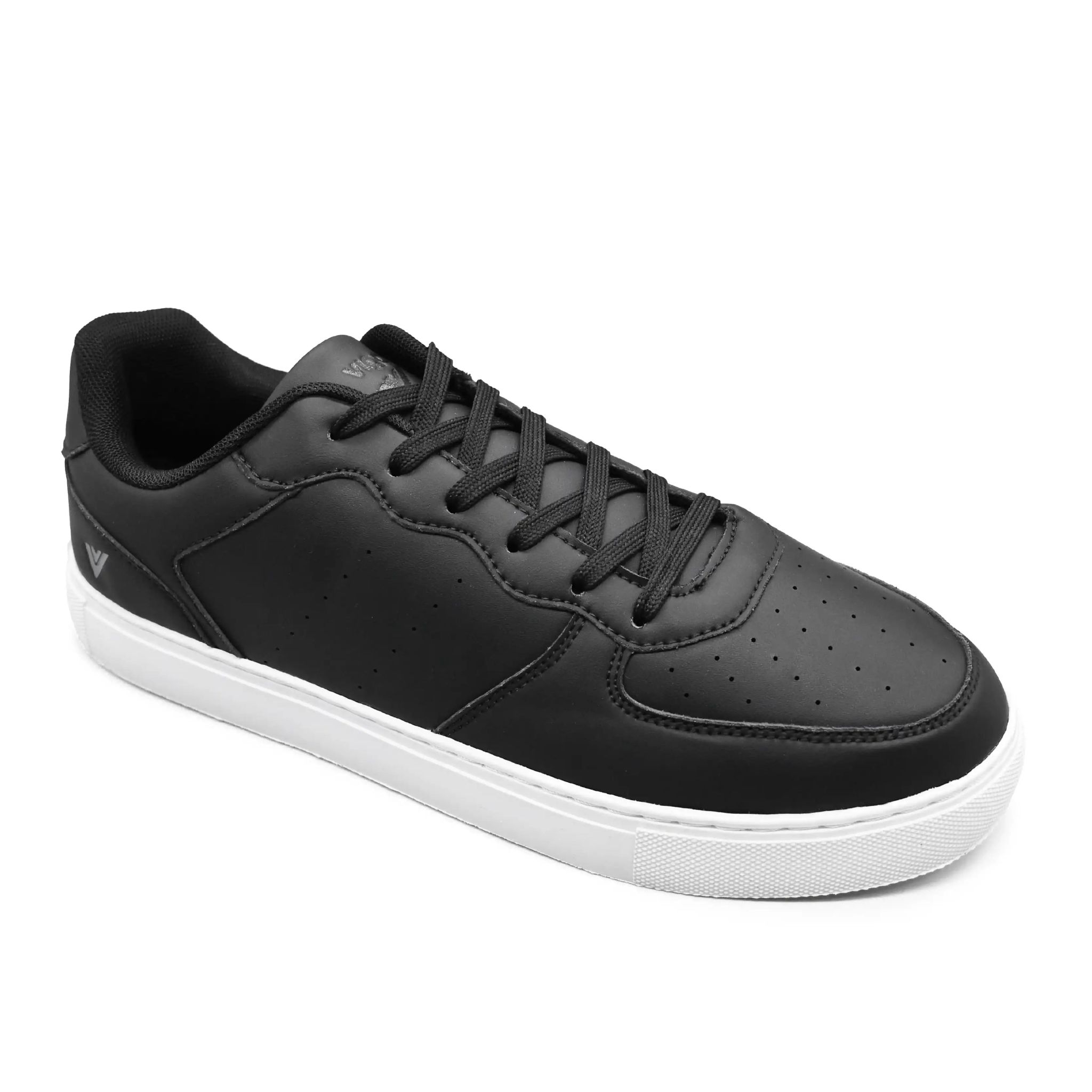 UMOJA Vigo Zac – Men’s Sneakers in Gray/White & Matte Black | Low-Top Sneakers with PU Upper, PVC Outsole & Ortholite Footbed | Comfortable, Lightweight & Stylish Everyday Footwear