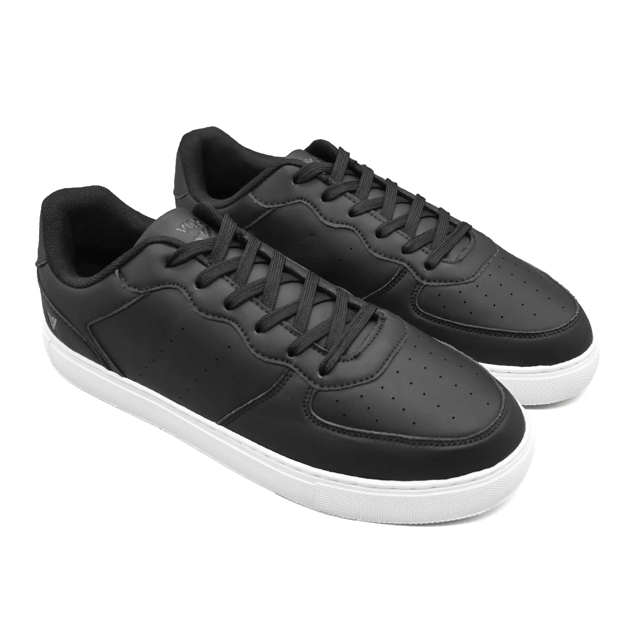 UMOJA Vigo Zac – Men’s Sneakers in Gray/White & Matte Black | Low-Top Sneakers with PU Upper, PVC Outsole & Ortholite Footbed | Comfortable, Lightweight & Stylish Everyday Footwear
