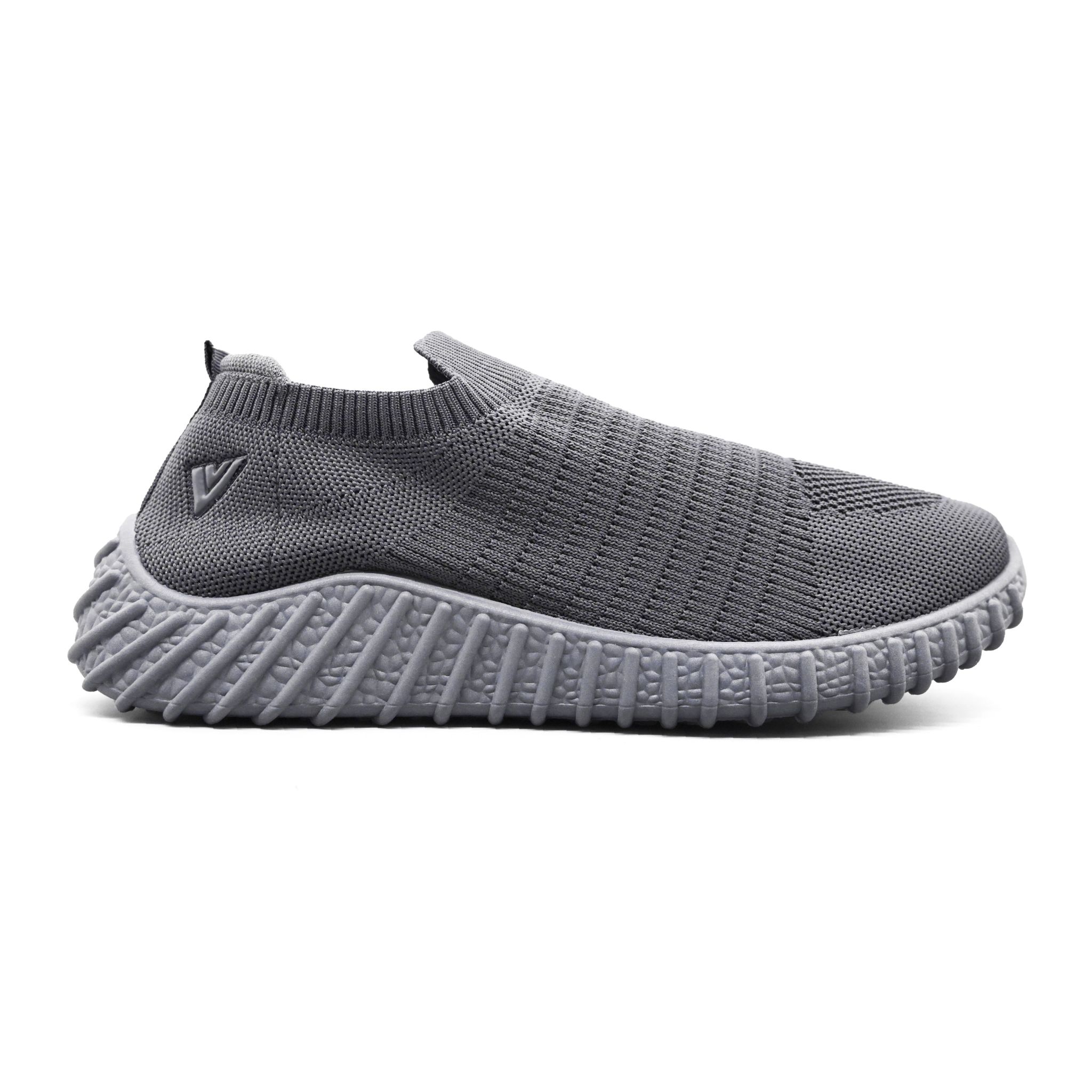 UMOJA Vigo Mosi Unisex Slip-Ons –  Knitted Slip-On Sneakers with PVC Outsole & Ortholite Footbed | Lightweight, Breathable & Comfortable Everydayshoes (Black, Grey, Navy) sneakers | Mens Casual Shoes