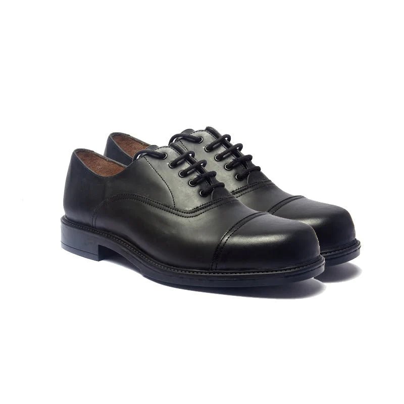 UMOJA Ace Oxford by Umoja – Men’s Classic Leather Dress Shoes with Cushioned Insole, Durable Rubber Sole & Timeless Oxford-Inspired Design
