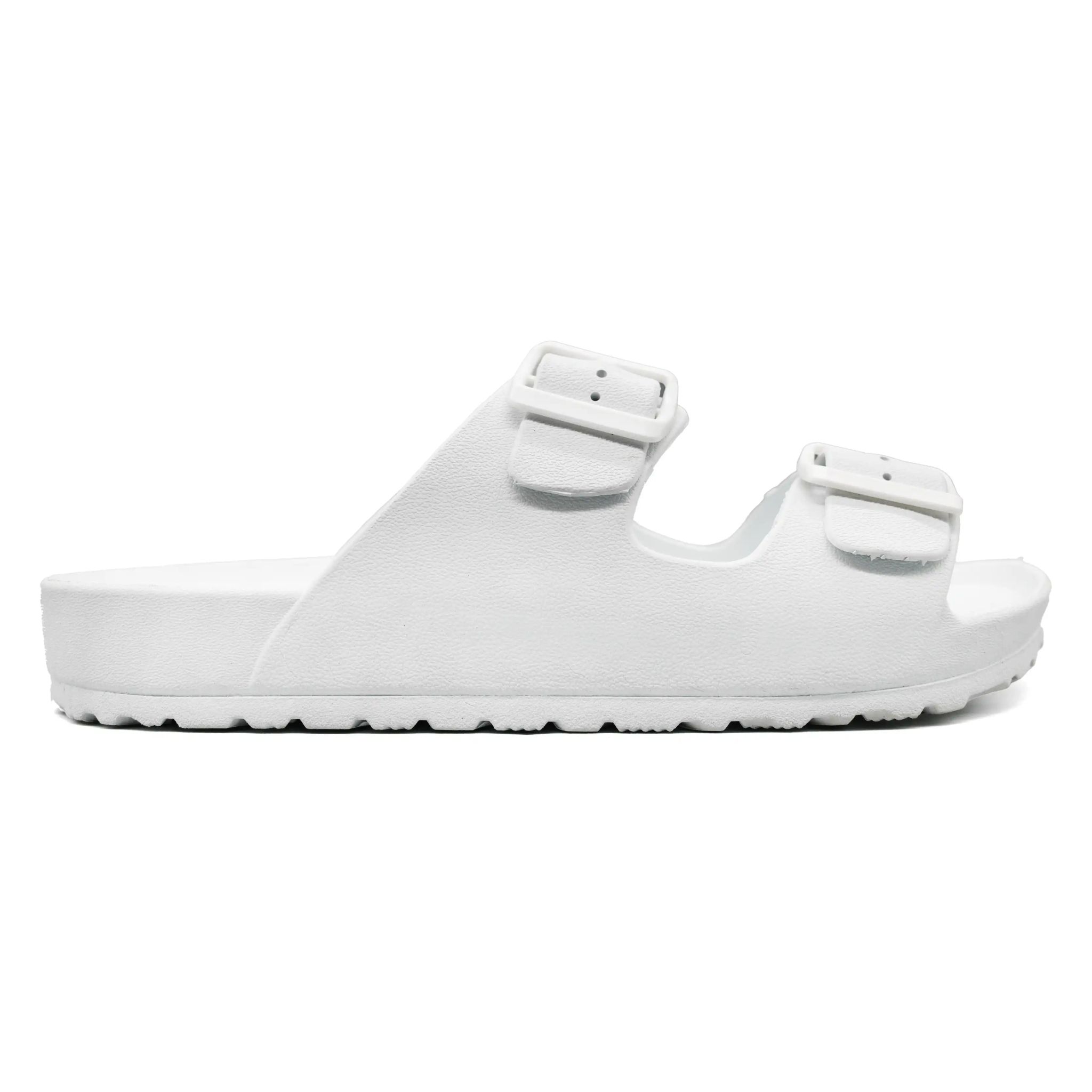 UMOJA Aziza Sandals by Umoja – Unisex PVC Slip-On Sandals with Adjustable Buckle Straps, Cushioned Insole & Durable Outsole  Unisex Shoes