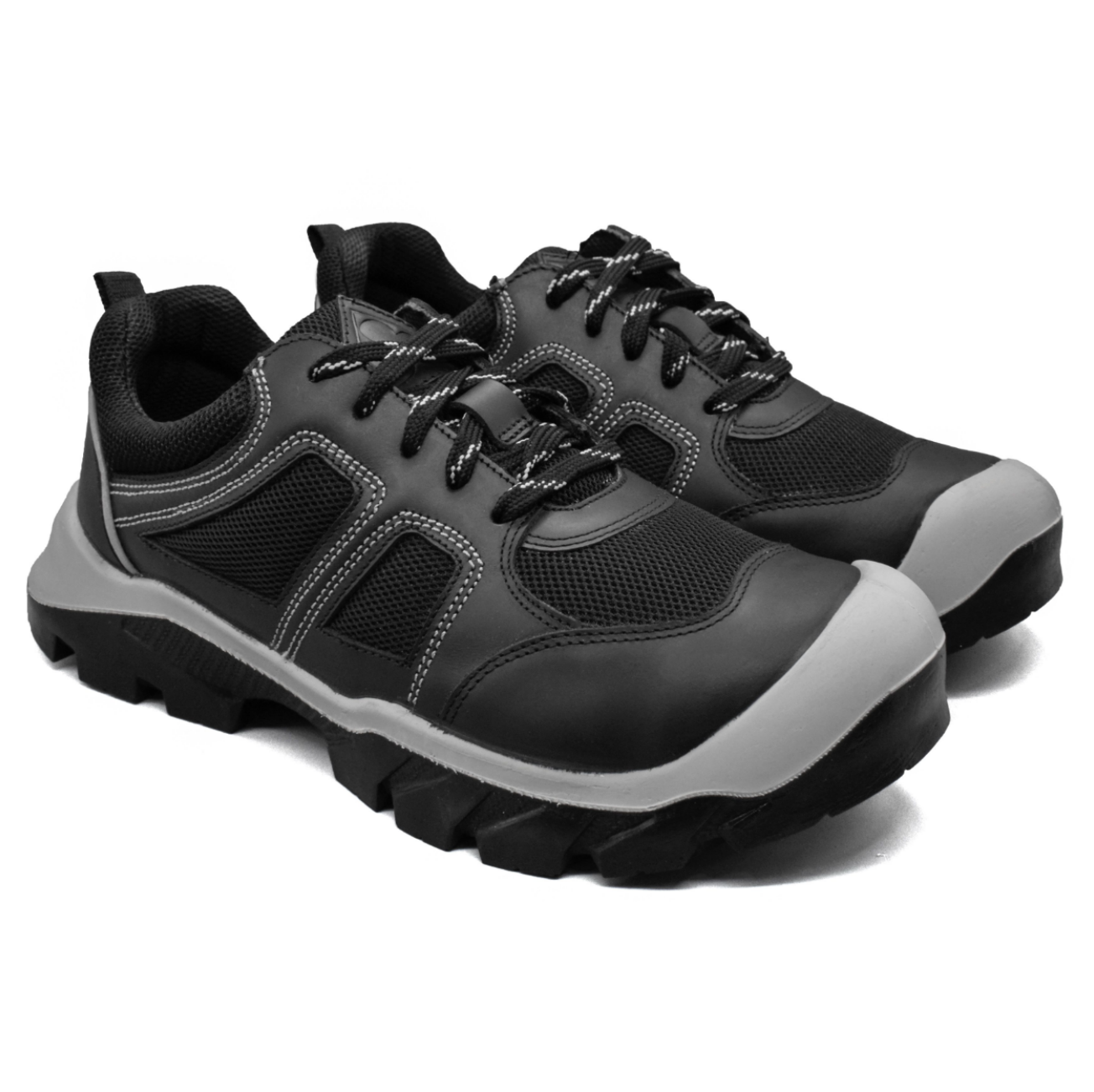 UMOJA Ace Titan Men’s Safety Shoes D-522 by Umoja – Water-Resistant Leather Work Shoes with Steel Toecap, Shock Absorption & Heavy-Duty Durability  Men's Shoes