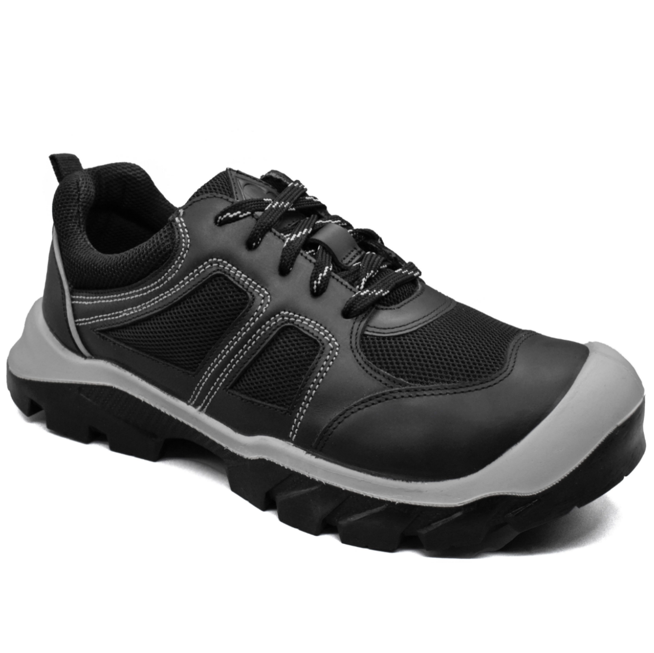 UMOJA Ace Titan Men’s Safety Shoes D-522 by Umoja – Water-Resistant Leather Work Shoes with Steel Toecap, Shock Absorption & Heavy-Duty Durability  Men's Shoes