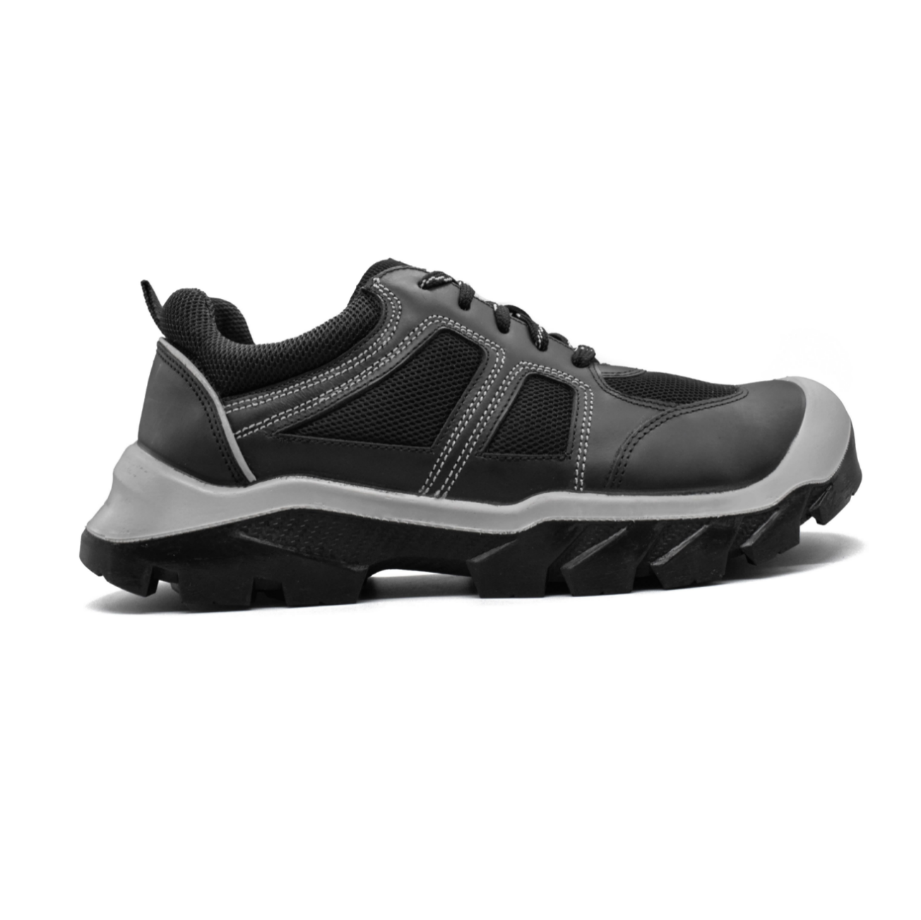 UMOJA Ace Titan Men’s Safety Shoes D-522 by Umoja – Water-Resistant Leather Work Shoes with Steel Toecap, Shock Absorption & Heavy-Duty Durability  Men's Shoes