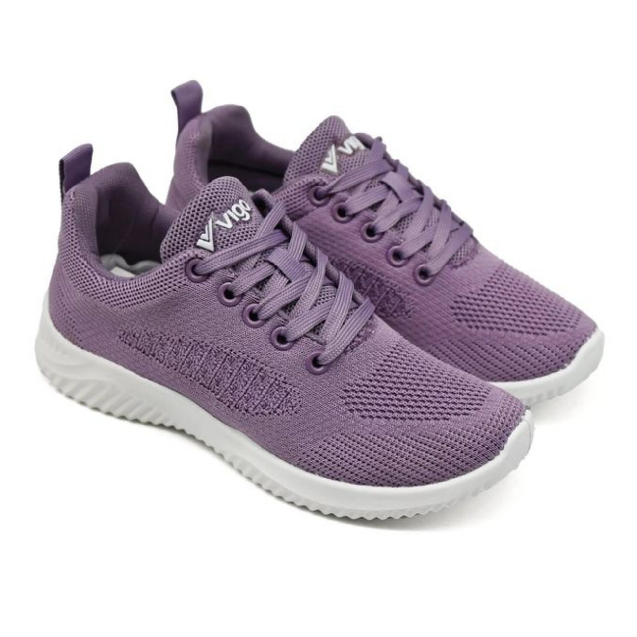 UMOJA Vigo Ela Breeze Sneakers – Women’s Knitted Sneakers in Navy & Lilac with PVC Outsole, Ortholite Footbed & Breathable Mesh Lining | Lightweight, Comfortable & Stylish ladies shoes,women shoes