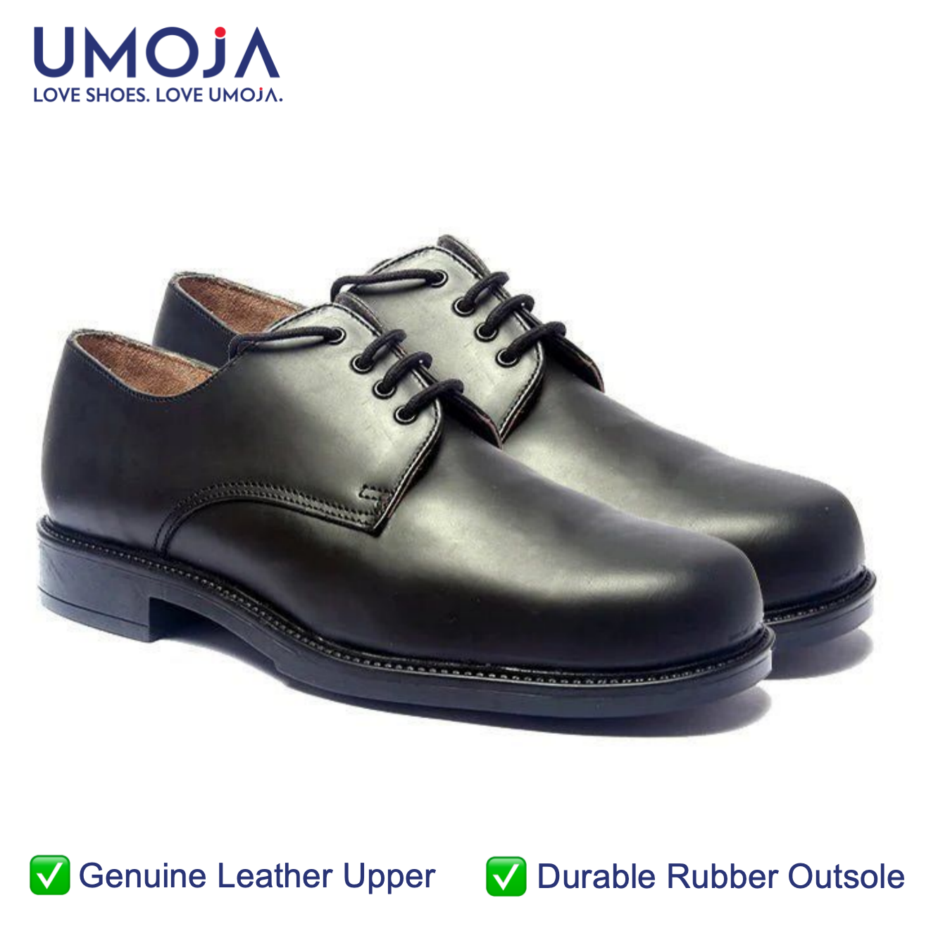 UMOJA Ace Derby by Umoja – Men’s Classic Leather Dress Shoes with Cushioned Insole, Durable Rubber Sole & Timeless Oxford-Inspired Design, men shoes, Men's shoes