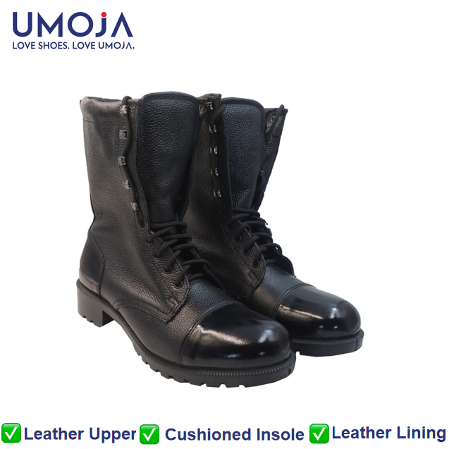 UMOJA Ace Combat 1305 Boot by Umoja – Men’s Leather Tactical Boots with Rugged Grip, Water Resistance & All-Terrain Comfort Men’s Shoes