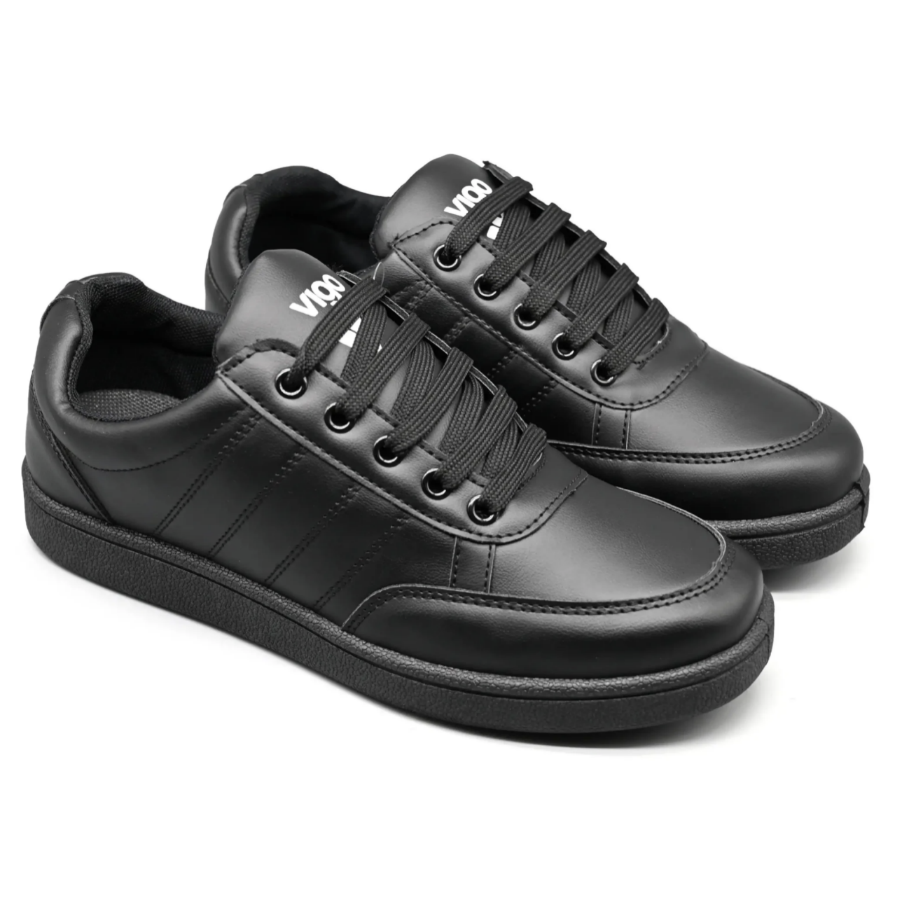 UMOJA Vigo Kicks All White – Unisex Low-Top Sneakers with PVC Upper & Outsole, Cloth Insole & Breathable Mesh Lining | Crisp, Clean & Comfortable Everyday | Casual style, Mens shoes and Women shoes