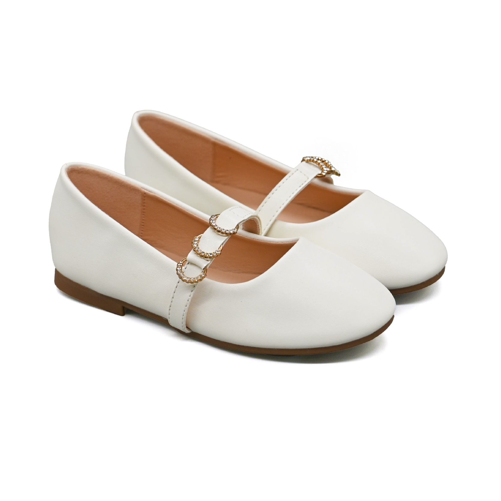 UMOJA Buggies Kelly by Umoja – Girls’ PU Ballet Flats with PU Comfort Insole, PU Lining & Durable TPR Outsole Kids Shoes