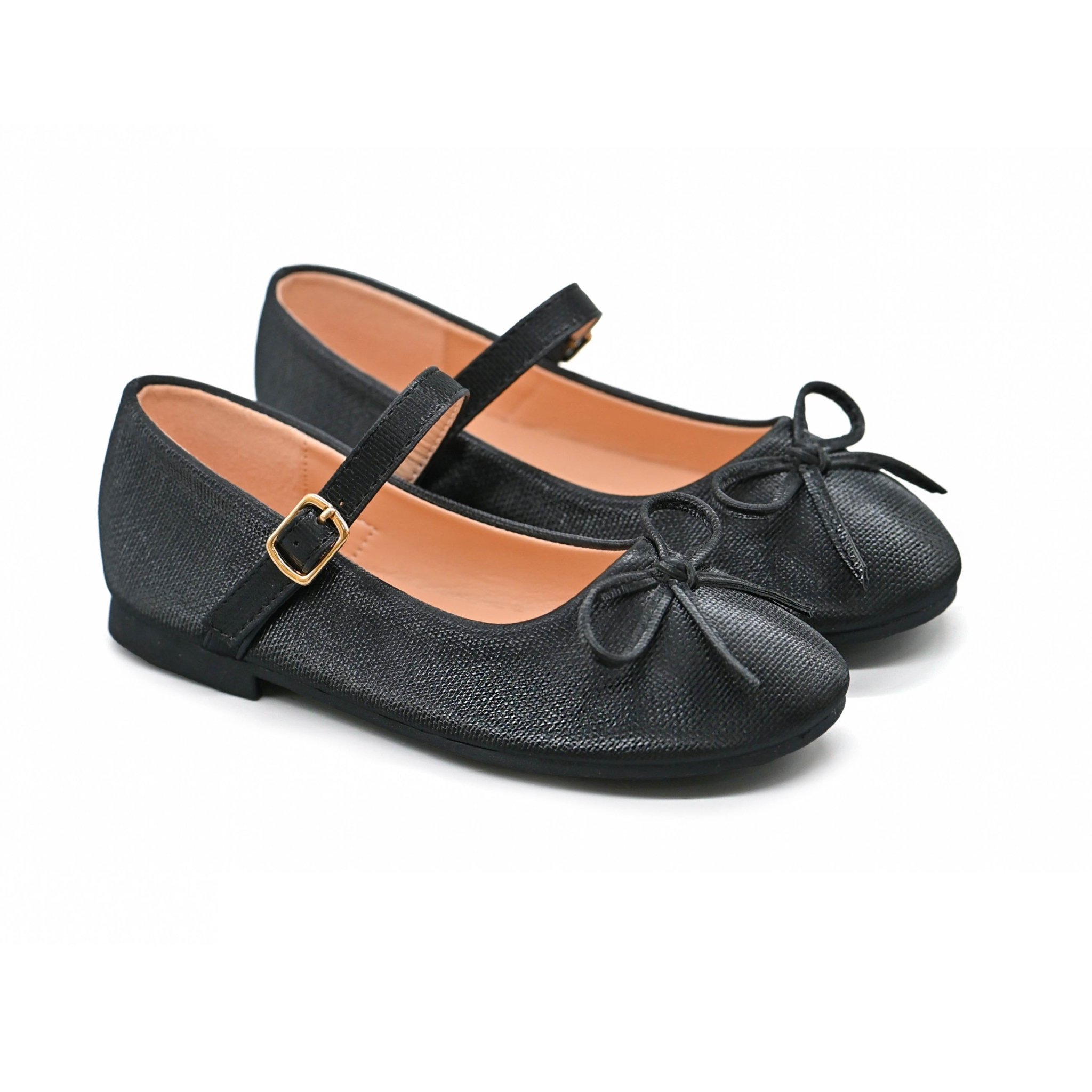 UMOJA Buggies Lisa by Umoja – Girls’ PU Flats with PU Comfort Insole, PU Lining, Adjustable Buckle & TPR Outsole Kids Shoes