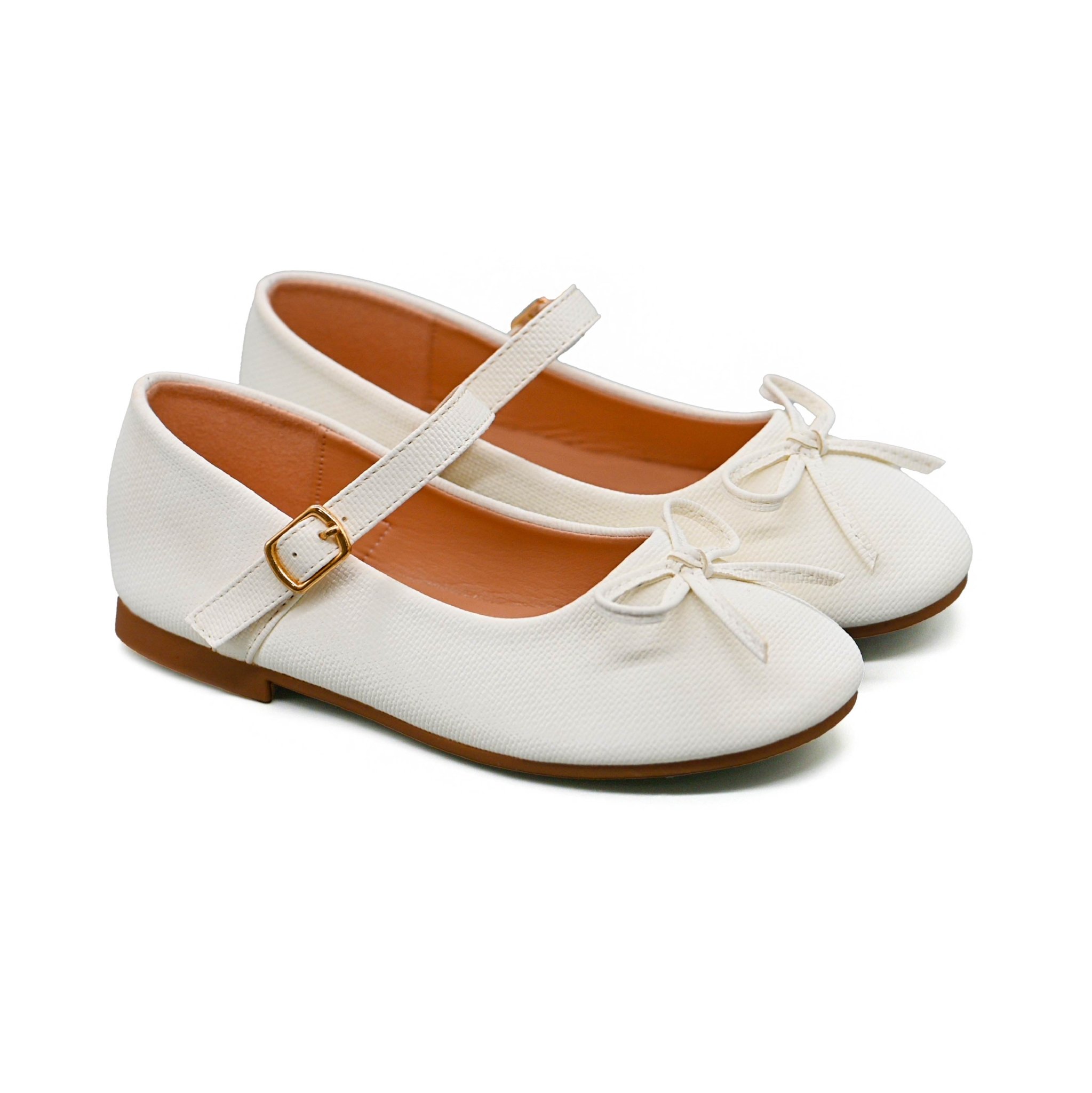 UMOJA Buggies Lisa by Umoja – Girls’ PU Flats with PU Comfort Insole, PU Lining, Adjustable Buckle & TPR Outsole Kids Shoes