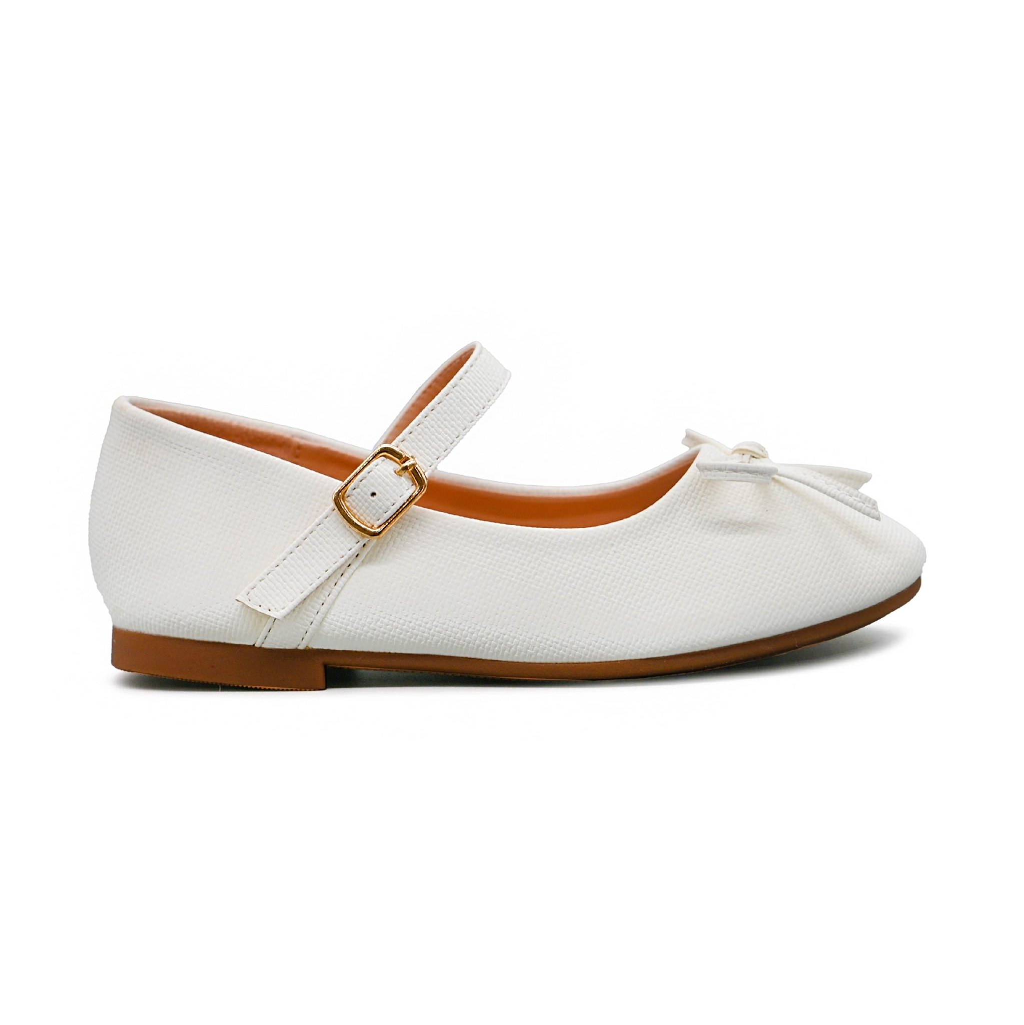 UMOJA Buggies Lisa by Umoja – Girls’ PU Flats with PU Comfort Insole, PU Lining, Adjustable Buckle & TPR Outsole Kids Shoes