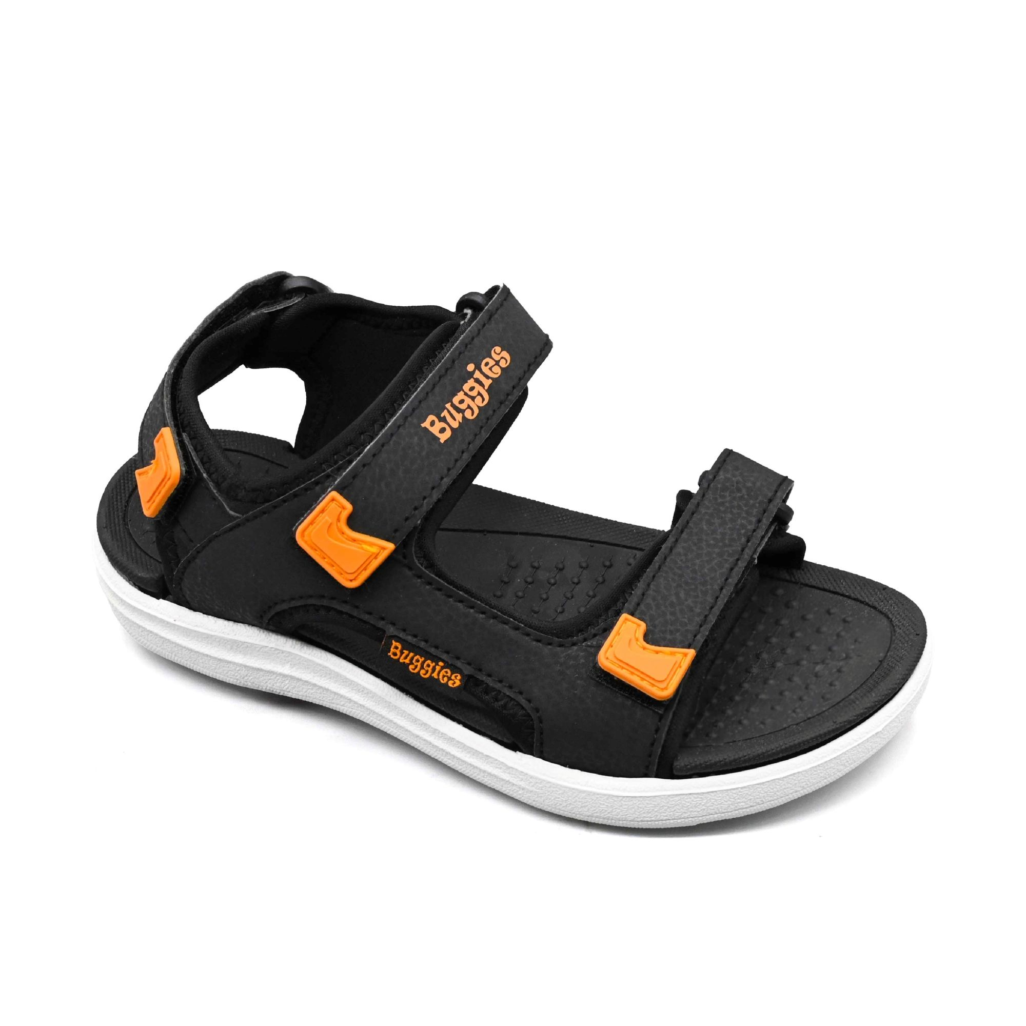 UMOJA Buggies Robin by Umoja – Kids’ PU/Textile Sandals with Cushioned Textile Insole, Textile Lining & Durable EVA Outsole Kids Shoes