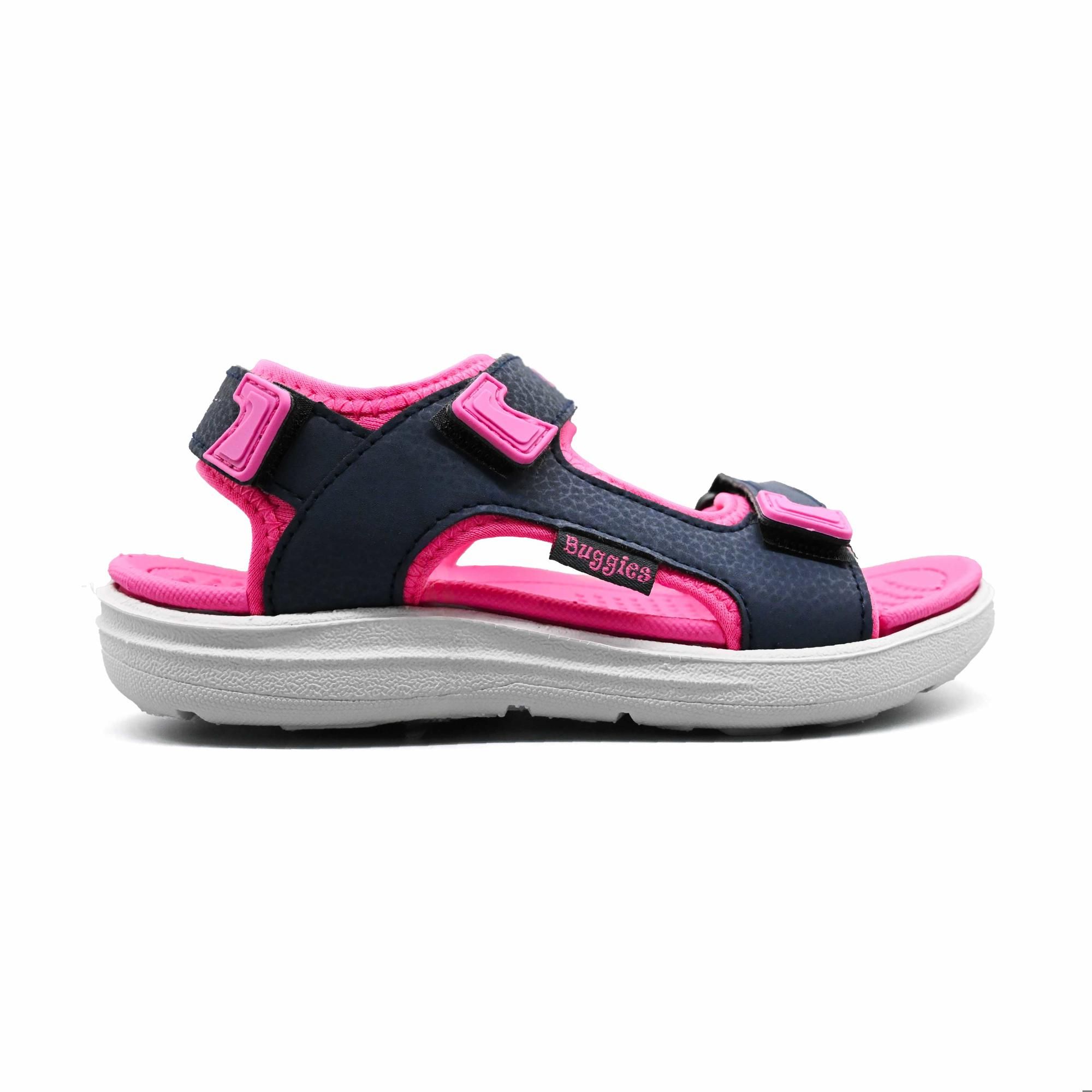 UMOJA Buggies Robin by Umoja – Kids’ PU/Textile Sandals with Cushioned Textile Insole, Textile Lining & Durable EVA Outsole Kids Shoes