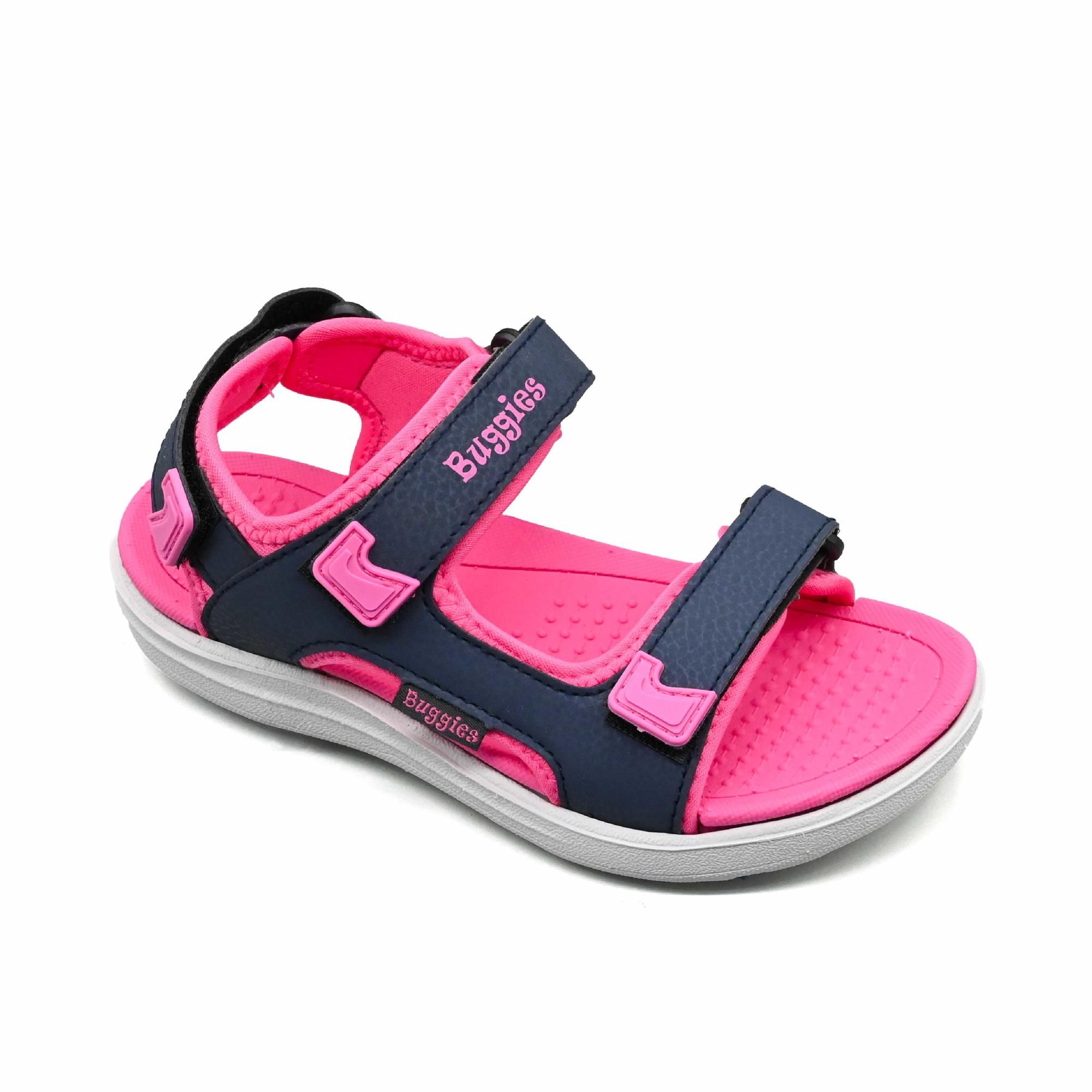 UMOJA Buggies Robin by Umoja – Kids’ PU/Textile Sandals with Cushioned Textile Insole, Textile Lining & Durable EVA Outsole Kids Shoes