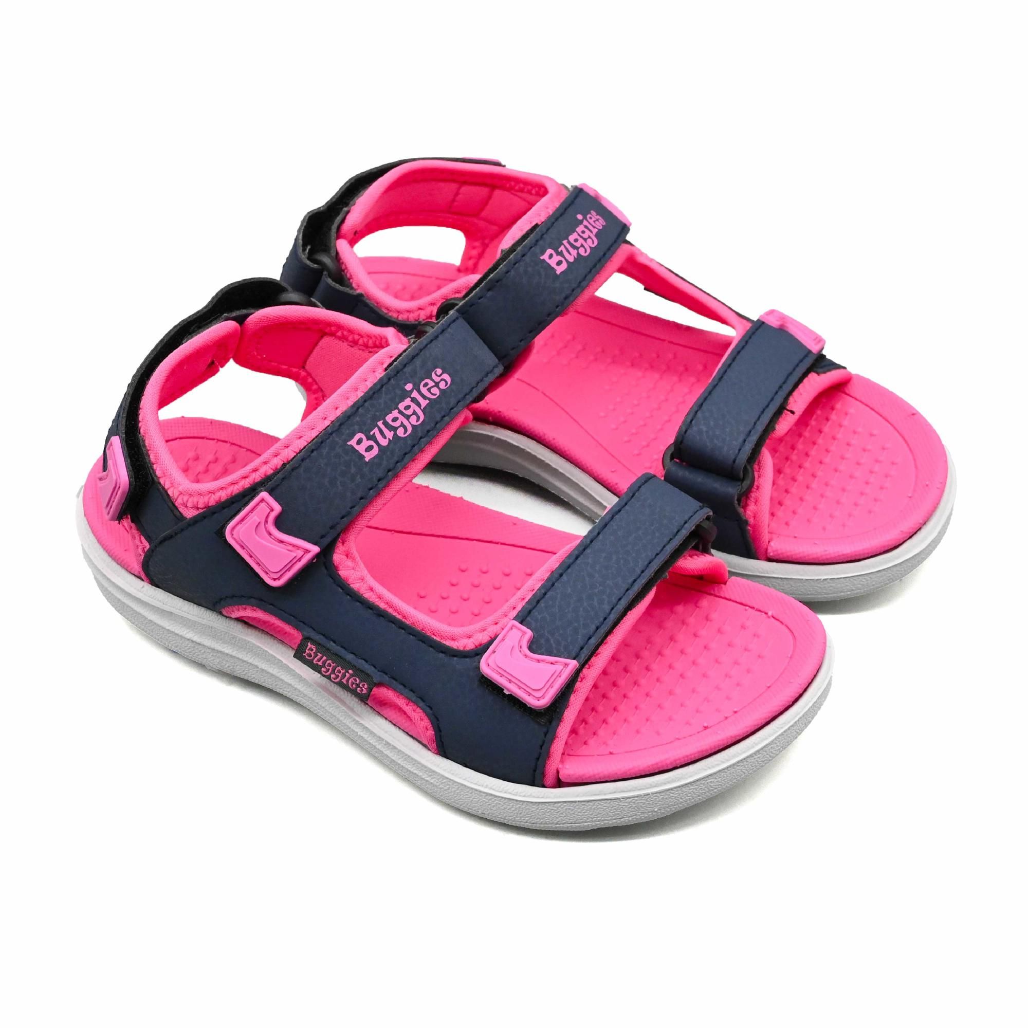 UMOJA Buggies Robin by Umoja – Kids’ PU/Textile Sandals with Cushioned Textile Insole, Textile Lining & Durable EVA Outsole Kids Shoes