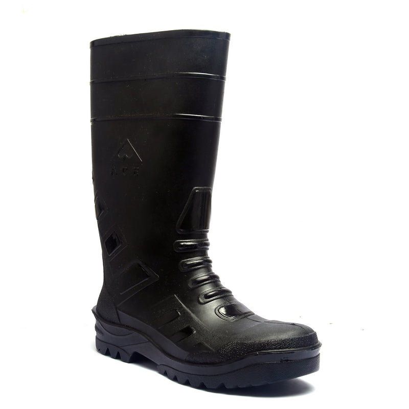 UMOJA Ace® Tsavo Steel Toe Safety Gumboots – Heavy-Duty PVC Waterproof Industrial Work Boots for Mining, Construction & Agriculture in Kenya