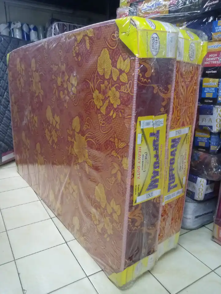 🔥 TUFFOAM 🛏️ 8 inches Heavy Duty plain 💪 High Density Mattress 💤 Premium Comfort 🌙 Long Lasting 🏆 Durable Quality