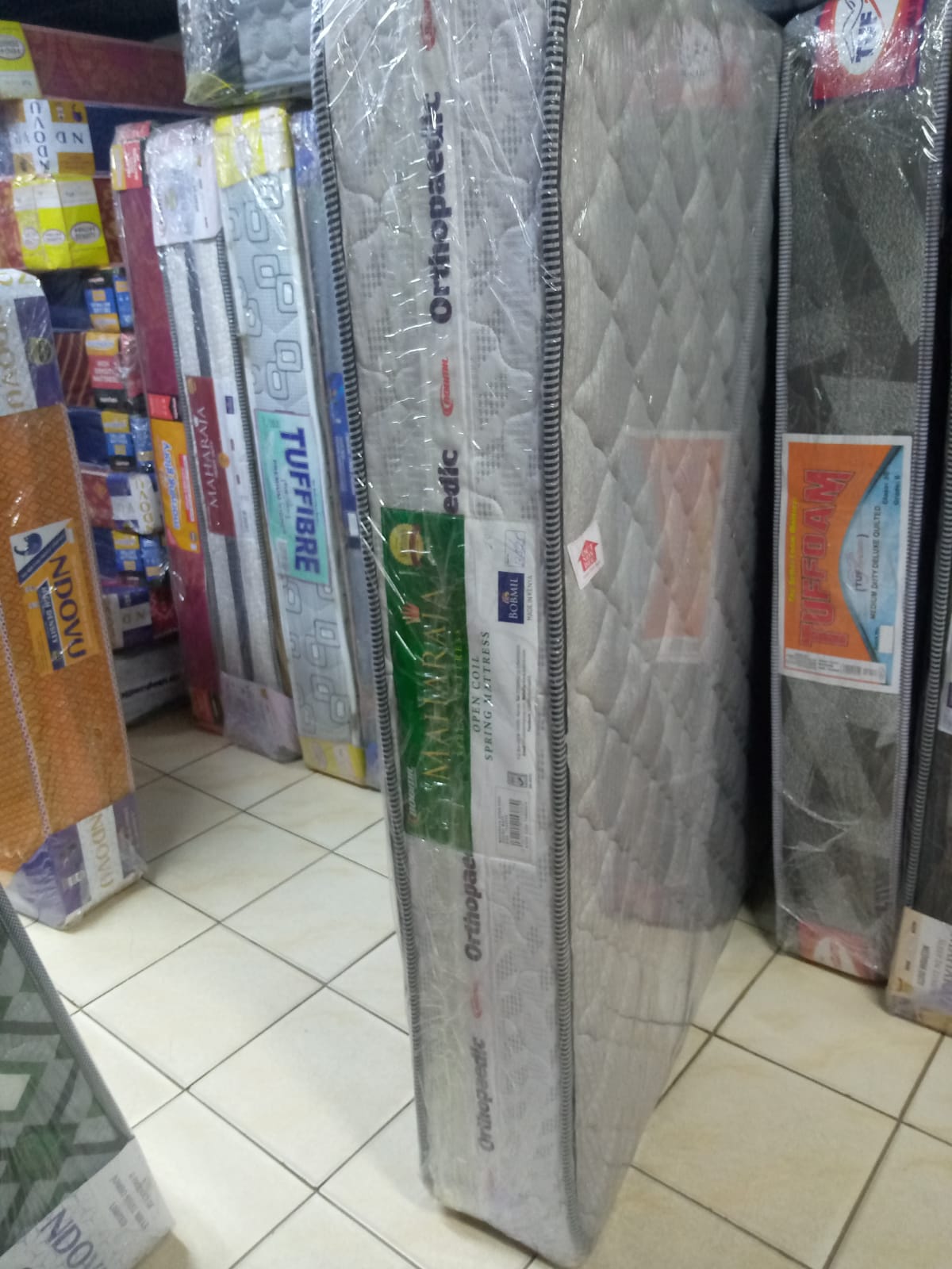 🛏️ Maharaja Orthopaedic 8 Inch Spring Mattress bobmil mattress – 💪 High Density Quilted Design for Healthy Spine Support & 😴 Deep Sleep 💎✨