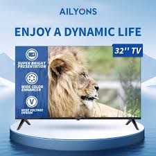 [Brand Official] 📺✨ Ailyons 32" Smart LED TV – DVB-T2 | Bluetooth | HDMI | HD Display | Model: LST3208W-M ⚡