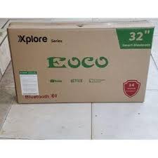 📺🔥 EOCO FRAMELESS “Xplore Series” 32" Smart Android TV (Bluetooth) – 14-Month Warranty ecco TV