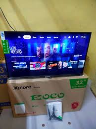 📺🔥 EOCO FRAMELESS “Xplore Series” 32" Smart Android TV (Bluetooth) – 14-Month Warranty ecco TV
