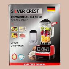 [Clearance Sale] 🥤✨Offfer SILVER CREST 🇩🇪 6500W High-Power Commercial Blender — Heavy-Duty Food Processor & Ice Crusher with 2L Unbreakable Jar, Variable Speed Control, 100% Copper Quality Design