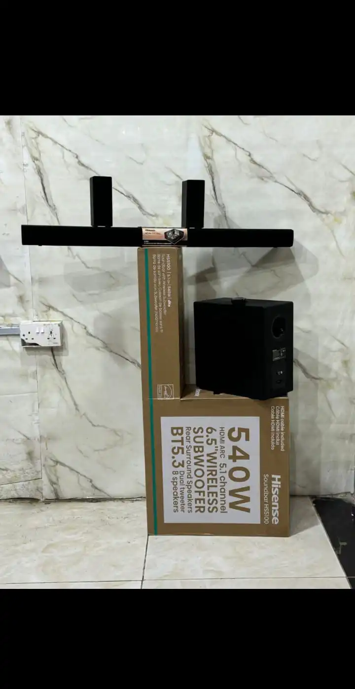CLEARANCE OFFER !!!! Hisense 540W 5.1 Channel 540W HS5100 🔊 Bluetooth Home Theatre Soundbar System 🎬 with Wireless Subwoofer 🔥 | Dolby Digital Surround Sound 🎧 | Premium Cinema Audio Experience