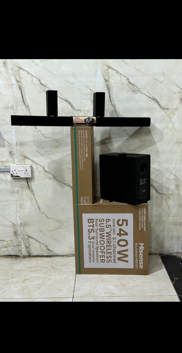 CLEARANCE OFFER !!!! Hisense 540W 5.1 Channel 540W HS5100 🔊 Bluetooth Home Theatre Soundbar System 🎬 with Wireless Subwoofer 🔥 | Dolby Digital Surround Sound 🎧 | Premium Cinema Audio Experience