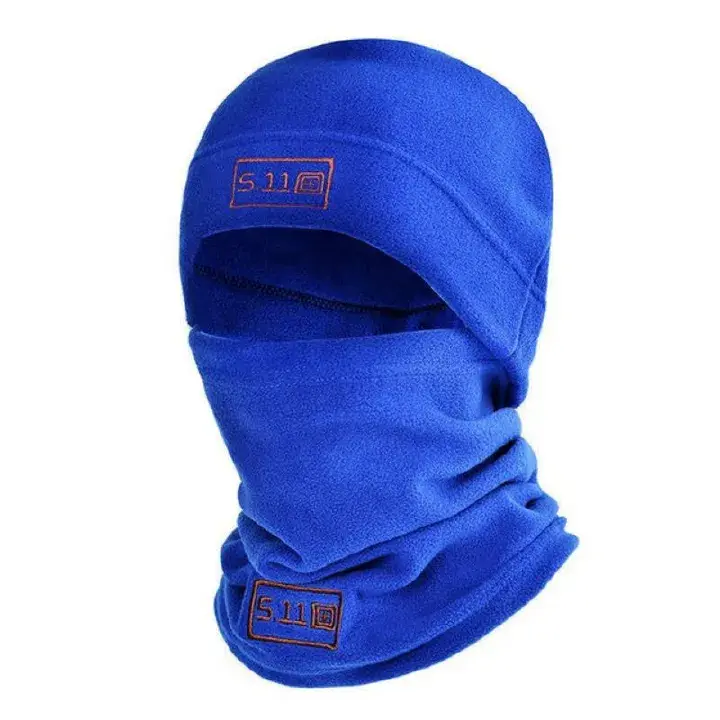 Balaclavas Winter Polar Coral Velvet Balaclava Men'S Face Mask Thermal Hat Thermal Head Tactical Military Sports Scarf Ski Hat