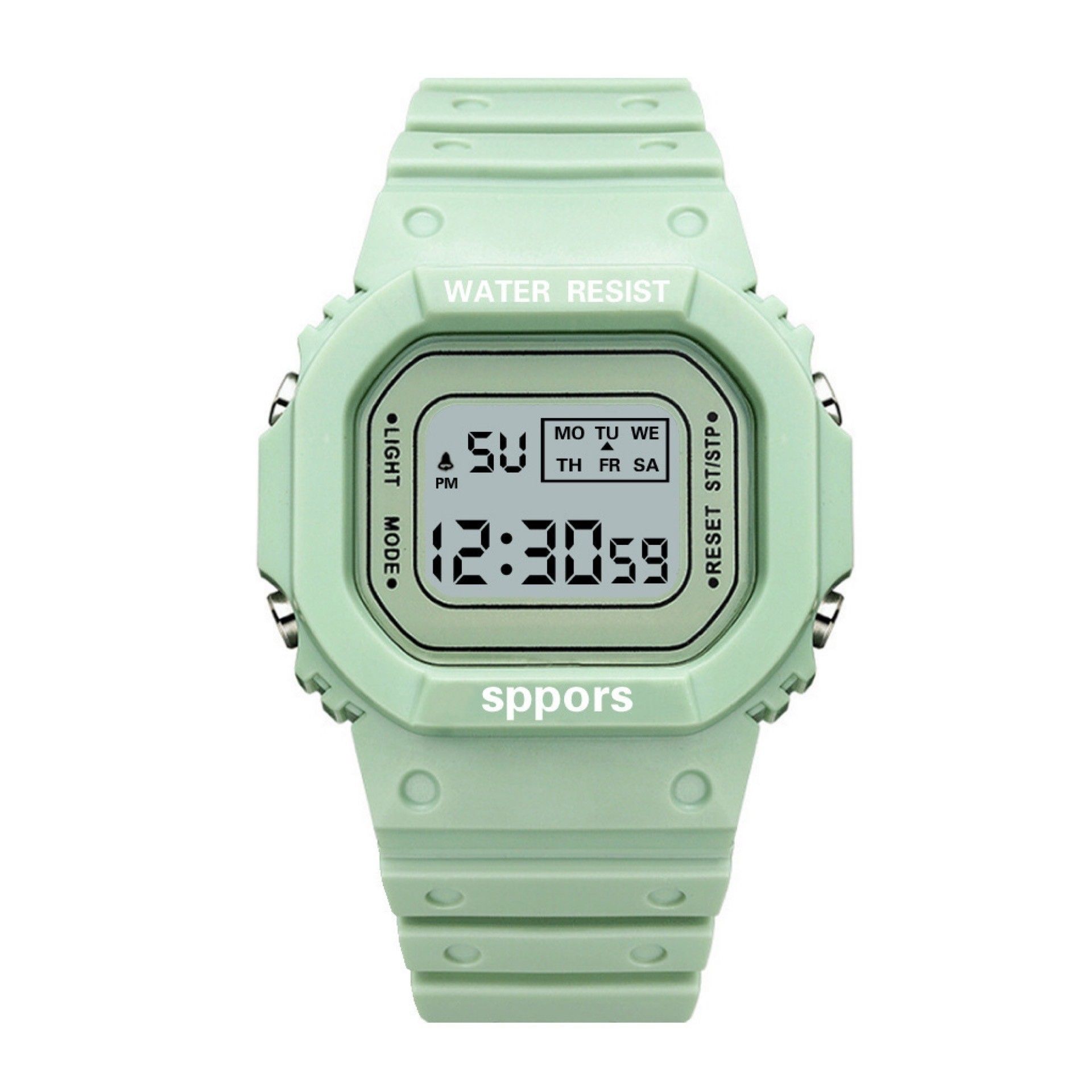 Sports Watch Boys Girls Student LED Electronic Watch Men Women Square Digital Watches Analog Digital Military Army Sport LED Waterproof Wrist Watch Rubber Clock