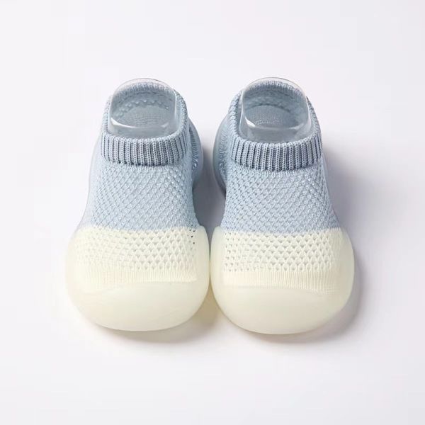 Newborn Baby Boy Shoes Embroidery Pattern Nonslip Floor Socks Kids Girls Soft Rubber Sole Crib Toddler Booties Child Sneakers