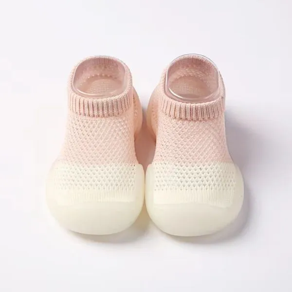 Newborn Baby Boy Shoes Embroidery Pattern Nonslip Floor Socks Kids Girls Soft Rubber Sole Crib Toddler Booties Child Sneakers