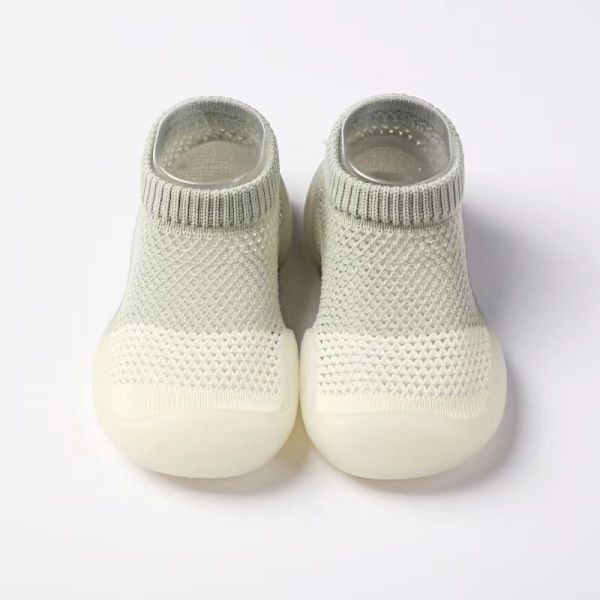 Newborn Baby Boy Shoes Embroidery Pattern Nonslip Floor Socks Kids Girls Soft Rubber Sole Crib Toddler Booties Child Sneakers
