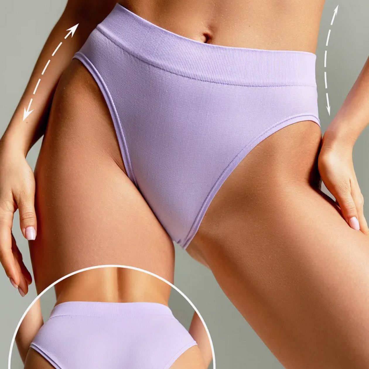 Hot selling plus size triangle pants S-3XL in Europe, America, and Russia with seamless mid waist thread