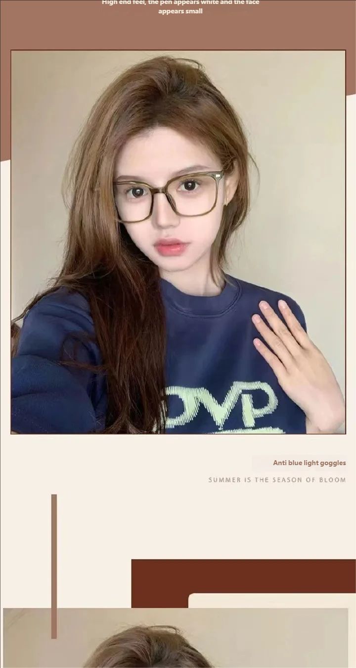 New Anti Blue Light Glasses Transparent Computer Glasses Frame Women Men Square Eyewear Blocking Glasses Optical Spectacle Eyeglass Eyewear frames Gift glasses box