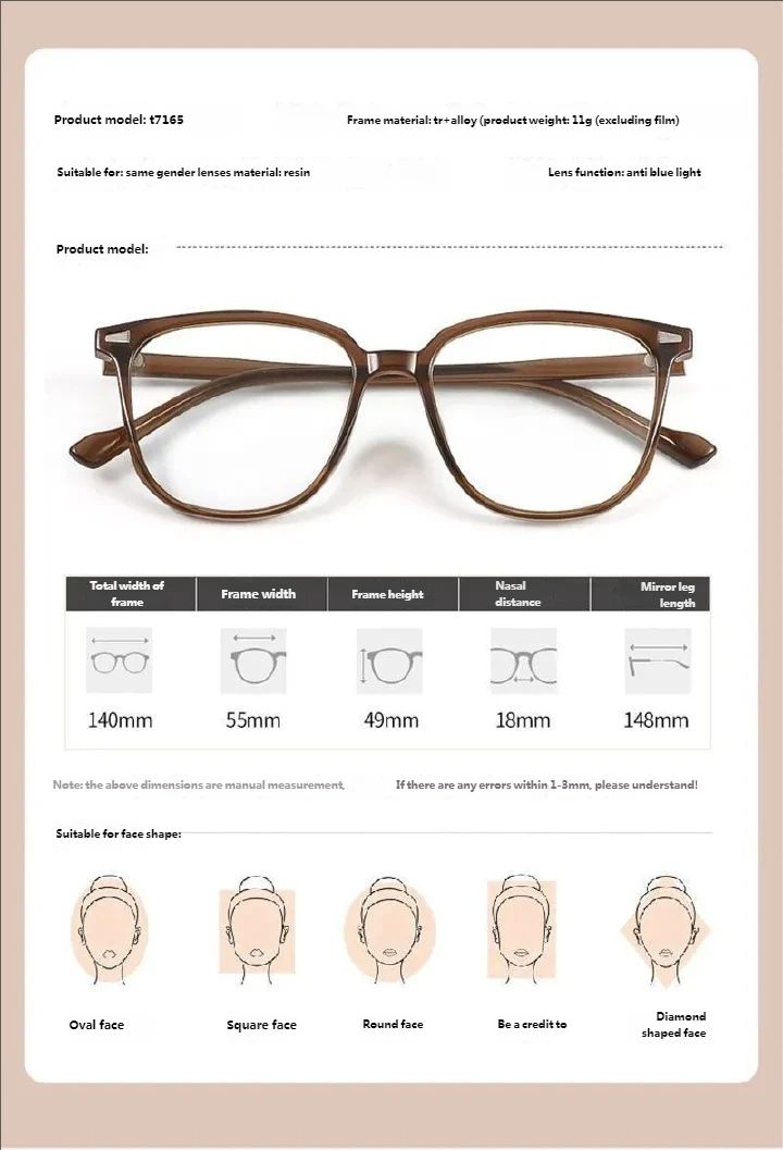New Anti Blue Light Glasses Transparent Computer Glasses Frame Women Men Square Eyewear Blocking Glasses Optical Spectacle Eyeglass Eyewear frames Gift glasses box