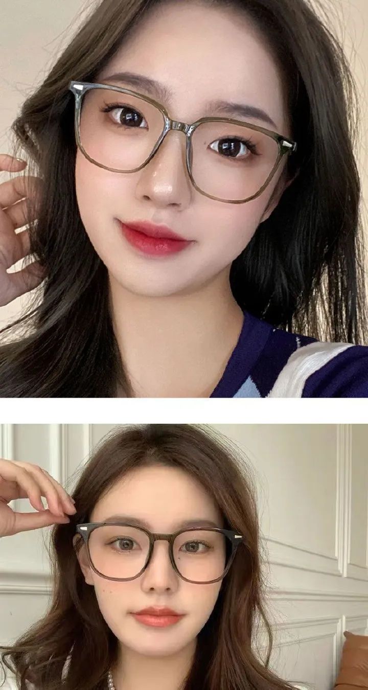 New Anti Blue Light Glasses Transparent Computer Glasses Frame Women Men Square Eyewear Blocking Glasses Optical Spectacle Eyeglass Eyewear frames Gift glasses box